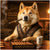 Smoky Akita Showdown Akita Dog Cigar Lounge Scene Metal Art Print
