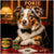 Pokie Paws Australian Shepherd Dog Wearing Bowtie Betting Kibble Credits in Casino Scene
