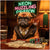 Neon Nuzzling Griffon Brussels Griffon dog wearing glasses and suit at casino table with poker chips and drink