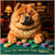 Humorous Chow Chow dog Jackpaw Chow at poker table in luxury casino setting metal art print