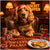Playful Cocker Spaniel playing poker with biscuits canine artwork metal print
