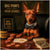 Miniature Pinscher in bow tie playing poker with bone-themed cards and chips in an elegant casino setting