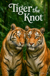 Tiger the Knot III affectionate tiger couple wildlife metal print