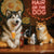 Hair of the Dog Alaskan Malamute 001 Ruff & Ready Funny Canine Art neon lights, bacon-woven flair, and egg murals