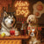 Hair of the Dog Alaskan Malamute 005 Ruff & Ready Funny Canine Art neon lights, bacon-woven flair, and egg murals