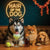Hair of the Dog Alaskan Malamute 007 Ruff & Ready Funny Canine Art neon lights, bacon-woven flair, and egg murals