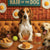 Hair of the Dog American Foxhound 002 Ruff & Ready Funny Canine Art neon lights, bacon-woven flair, and egg murals