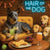 Hair of the Dog Australian Cattle Dog 006 Ruff & Ready Funny Canine Art neon lights, bacon-woven flair, and egg murals