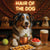 Hair of the Dog Australian Shepherd 005 Ruff & Ready Funny Canine Art neon lights, bacon-woven flair, and egg murals