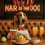 Hair of the Dog Basset Hound 002 Ruff & Ready Funny Canine Art neon lights, bacon-woven flair, and egg murals