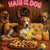 Hair of the Dog Beagle 011 Ruff & Ready Funny Canine Art neon lights, bacon-woven flair, and egg murals
