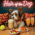 Hair of the Dog Biewer Terrier 008 Ruff & Ready Funny Canine Art neon lights, bacon-woven flair, and egg murals