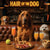 Hair of the Dog Bloodhound 014 Ruff & Ready Funny Canine Art neon lights, bacon-woven flair, and egg murals