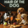Hair of the Dog Boston Terrier 007 Ruff & Ready Funny Canine Art neon lights, bacon-woven flair, and egg murals