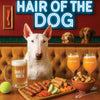 Hair of the Dog Bull Terrier 011 Ruff & Ready Funny Canine Art neon lights, bacon-woven flair, and egg murals