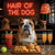 Hair of the Dog Bulldog 011 Ruff & Ready Funny Canine Art neon lights, bacon-woven flair, and egg murals