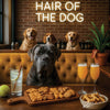 Hair of the Dog Cane Corso 014 Ruff & Ready Funny Canine Art neon lights, bacon-woven flair, and egg murals