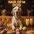 Hair of the Dog English Setter 005 Ruff & Ready Funny Canine Art neon lights, bacon-woven flair, and egg murals