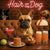 Hair of the Dog French Bulldog 018 Ruff & Ready Funny Canine Art neon lights, bacon-woven flair, and egg murals
