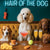 Hair of the Dog French Poodle 009 Ruff & Ready Funny Canine Art neon lights, bacon-woven flair, and egg murals