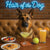 Hair of the Dog German Shepherd 007 Ruff & Ready Funny Canine Art neon lights, bacon-woven flair, and egg murals