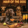 Hair of the Dog German Shorthaired Pointer 013 Ruff & Ready Funny Canine Art neon lights, bacon-woven flair, and egg murals