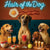 Hair of the Dog Great Dane 014 Ruff & Ready Funny Canine Art neon lights, bacon-woven flair, and egg murals
