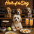 Hair of the Dog Havanese 013 Ruff & Ready Funny Canine Art neon lights, bacon-woven flair, and egg murals