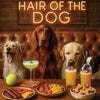 Hair of the Dog Irish Setter 004 Ruff & Ready Funny Canine Art neon lights, bacon-woven flair, and egg murals