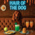 Hair of the Dog Irish Setter 007 Ruff & Ready Funny Canine Art neon lights, bacon-woven flair, and egg murals
