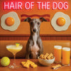 Hair of the Dog Italian Greyhound 006 Ruff & Ready Funny Canine Art neon lights, bacon-woven flair, and egg murals