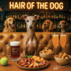 Hair of the Dog Italian Greyhound 012 Ruff & Ready Funny Canine Art neon lights, bacon-woven flair, and egg murals