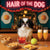Hair of the Dog Japanese Chin 006 Ruff & Ready Funny Canine Art neon lights, bacon-woven flair, and egg murals