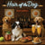 Hair of the Dog Japanese Chin 010 Ruff & Ready Funny Canine Art neon lights, bacon-woven flair, and egg murals