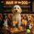Hair of the Dog Labradoodle 012 Ruff & Ready Funny Canine Art neon lights, bacon-woven flair, and egg murals