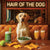 Hair of the Dog Labrador Retriever 015 Ruff & Ready Funny Canine Art neon lights, bacon-woven flair, and egg murals