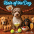 Hair of the Dog Lagotto Romagnol 005 Ruff & Ready Funny Canine Art neon lights, bacon-woven flair, and egg murals