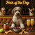 Hair of the Dog Lagotto Romagnol 009 Ruff & Ready Funny Canine Art neon lights, bacon-woven flair, and egg murals