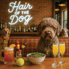 Hair of the Dog Lagotto Romagnol 010 Ruff & Ready Funny Canine Art neon lights, bacon-woven flair, and egg murals