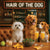 Hair of the Dog Maltese 007 Ruff & Ready Funny Canine Art neon lights, bacon-woven flair, and egg murals