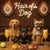 Hair of the Dog Miniature Pinscher 015 Ruff & Ready Funny Canine Art neon lights, bacon-woven flair, and egg murals