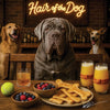 Hair of the Dog Neapolitan Mastiff 004 Ruff & Ready Funny Canine Art neon lights, bacon-woven flair, and egg murals