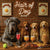 Hair of the Dog Neapolitan Mastiff 015 Ruff & Ready Funny Canine Art neon lights, bacon-woven flair, and egg murals