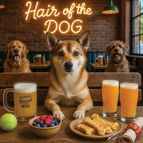Sunrise Snout shines with Norwegian Lundehund 003 under neon lights, bacon-woven flair, and egg murals. Ruff, ready, ridiculously fun dog art on metal!
