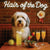 Hair of the Dog Old English Sheepdog 011 Ruff & Ready Funny Canine Art neon lights, bacon-woven flair, and egg murals