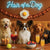 Hair of the Dog Papillon 014 Ruff & Ready Funny Canine Art neon lights, bacon-woven flair, and egg murals