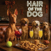 Hair of the Dog Pharaoh Hound 003 Ruff & Ready Funny Canine Art neon lights, bacon-woven flair, and egg murals