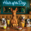 Hair of the Dog Pharaoh Hound 004 Ruff & Ready Funny Canine Art neon lights, bacon-woven flair, and egg murals