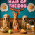 Hair of the Dog Pharaoh Hound 010 Ruff & Ready Funny Canine Art neon lights, bacon-woven flair, and egg murals