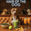 Hair of the Dog Pit Bull 001 Ruff & Ready Funny Canine Art neon lights, bacon-woven flair, and egg murals